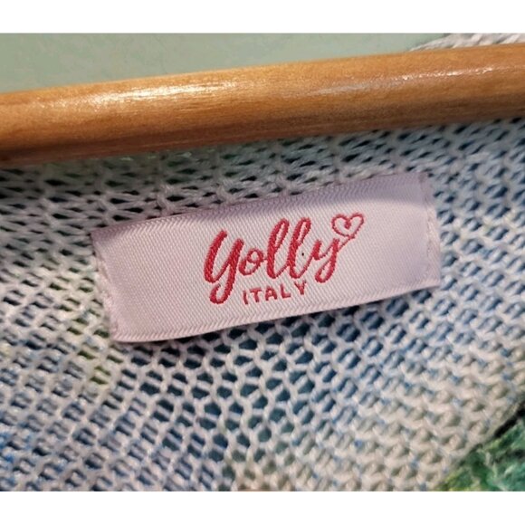 Christmas Cat Loose Knit Long Dolman Sleeve Sweater Yolly Italy Sz S/M - Picture 6 of 7